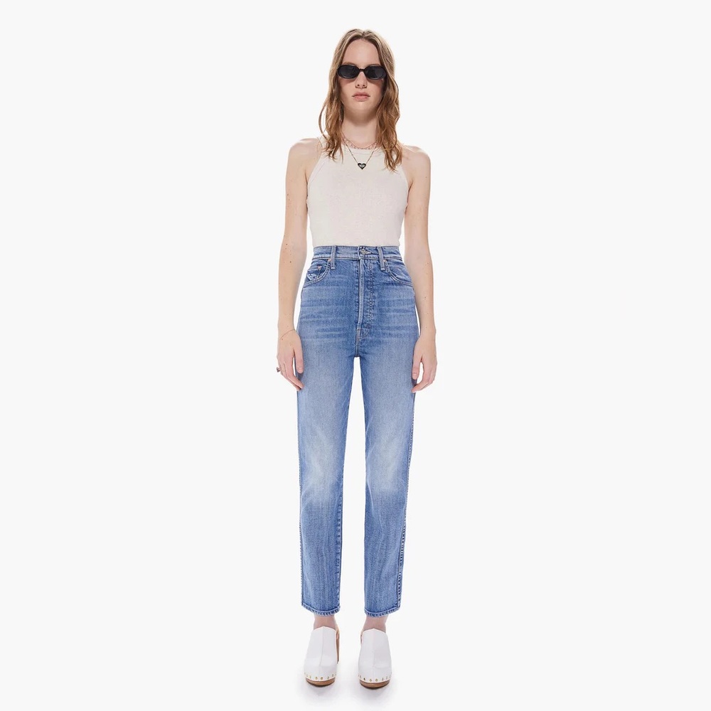 MOTHER Denim - Tippy Top Frisky Flood in Crashing